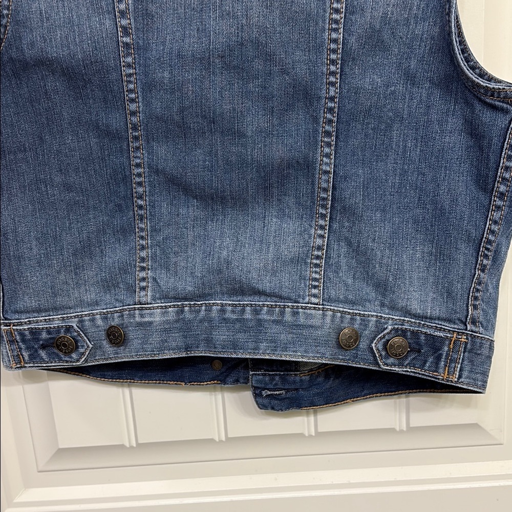 Fossil‎ Denim Sleeveless Vest - Picture 7 of 7